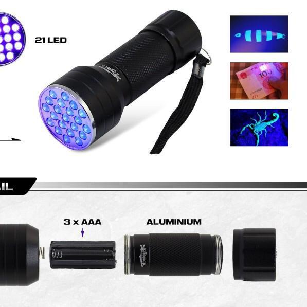 SENTER UV / FIRELOCK UV LIGHT 21 LED