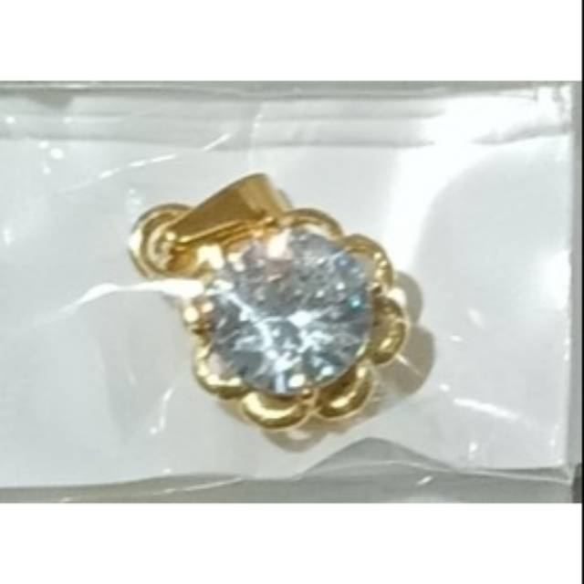 Liontin Titanium Emas Anti Karat Anti Luntur 100% Titanium Asli Titanium Stainlis Titanium Emas