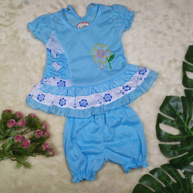 [Grosir] 3pcs Baju Setelan Anak Perempuan 0-12bulan / Pakaian Bayi / Dress Bayi / Baju Bayi Lucu