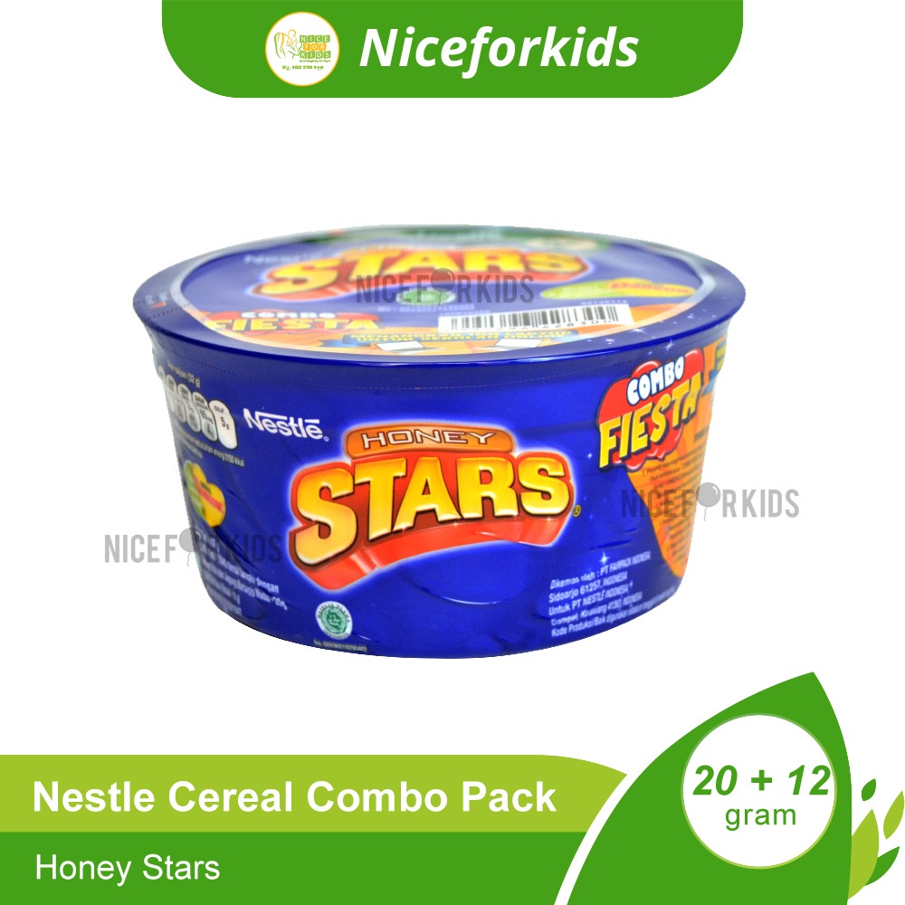 Nestle Koko Krunch Cereal Combo Pack 20+12gr Kemasan Cup / Milo Cereal Combo Pack / Honey Stars Cereal Combo Pack