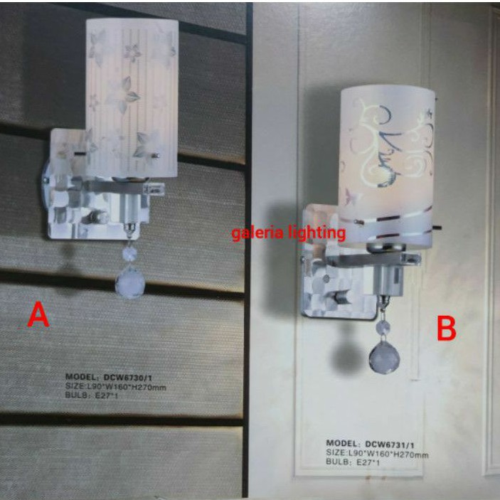 Lampu dinding minimalis kamar tidur