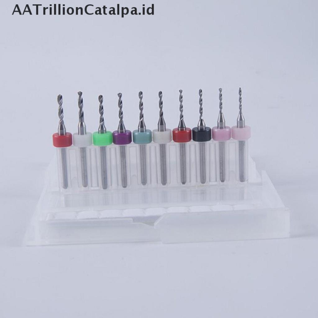 10 Pcs / set Papan Sirkuit PCB mini micro drill bits