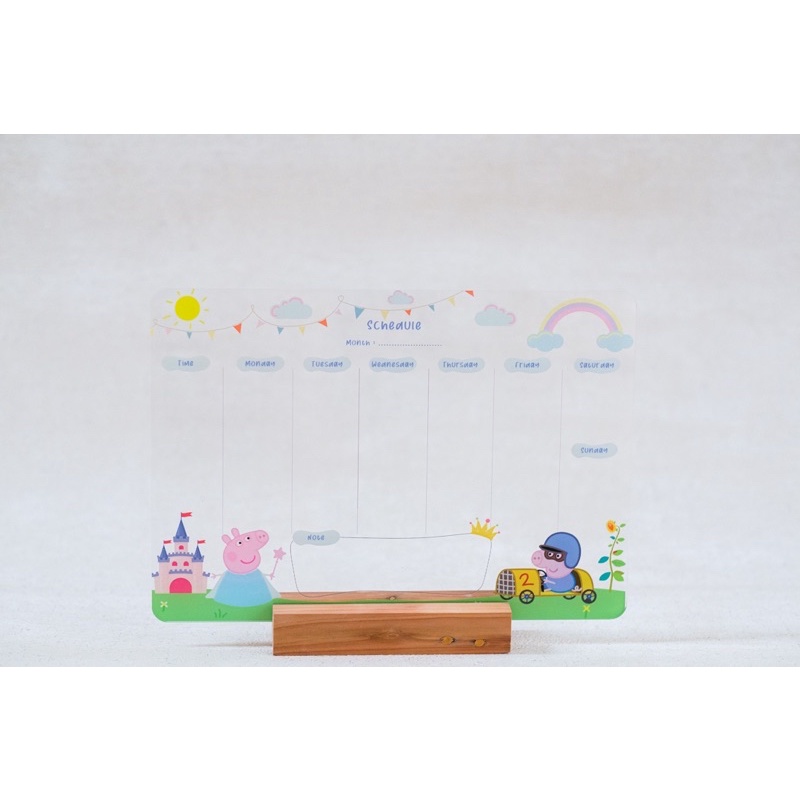 

Bebesail acrylic board Schedule papan planner