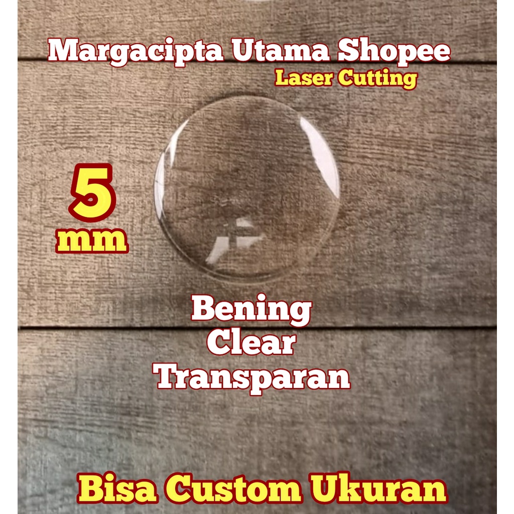 Acrylic Bening 5mm Diameter 38cm Akrilik Laser Cutting Bulat