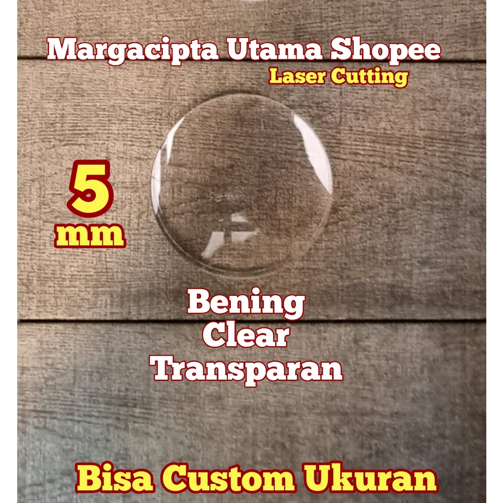 Acrylic Bening 5mm Diameter 78cm Akrilik Laser Cutting Bulat