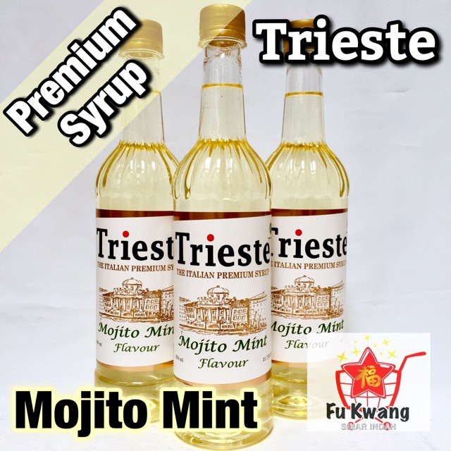 

Sirup Trieste Premium Syrup Rasa Mojito Mint Flavour 650 ml