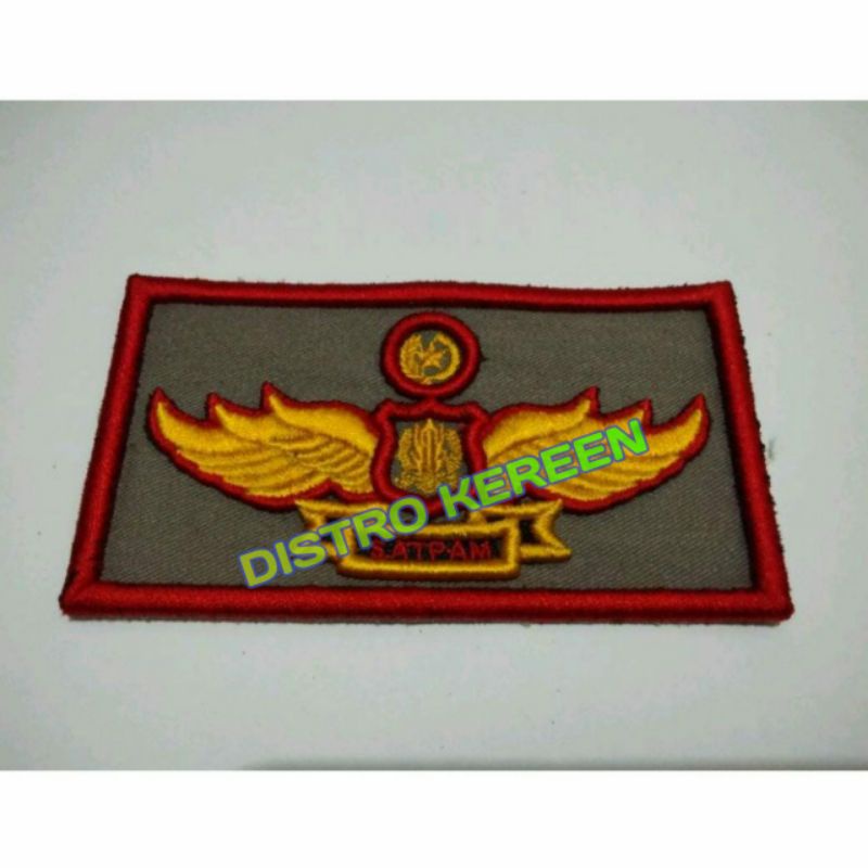 Security Bordir Timbul Satpam Baru Bordir Satpam Timbul