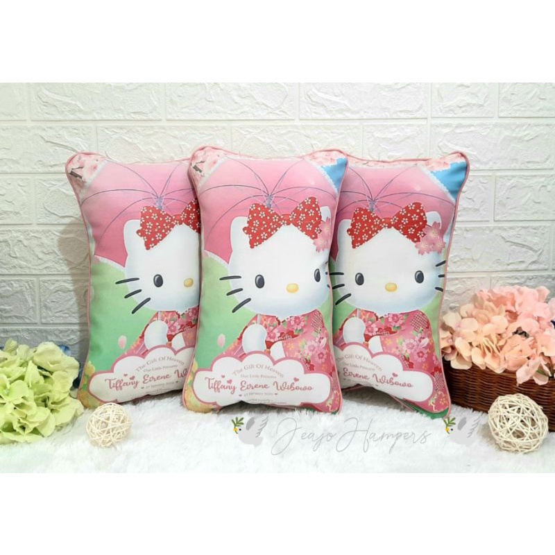 

hampers bantal custom, souvenir bantal custom