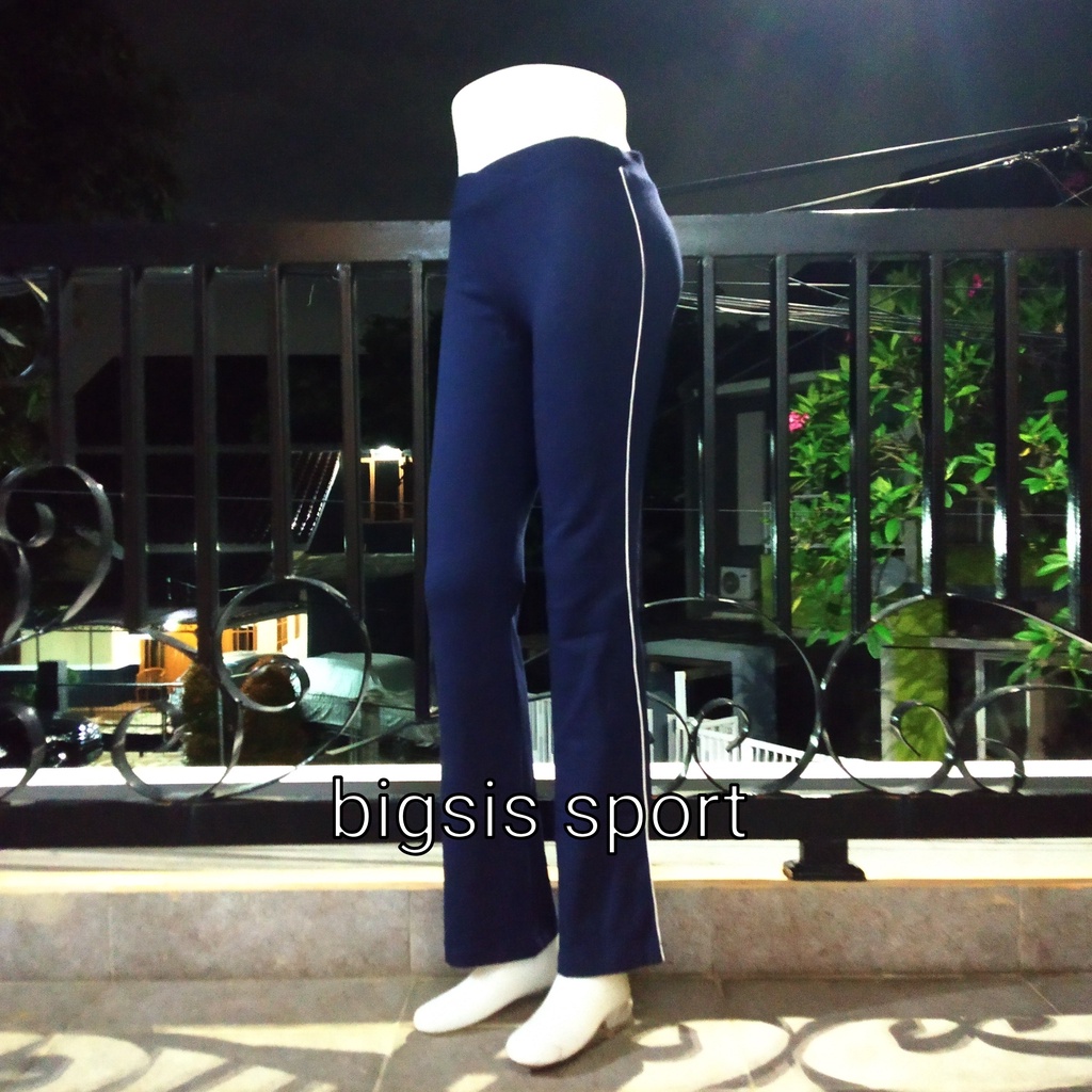 Celana Senam Wanita Model Panjang Lis Pinggir, Ada 12 Warna-5