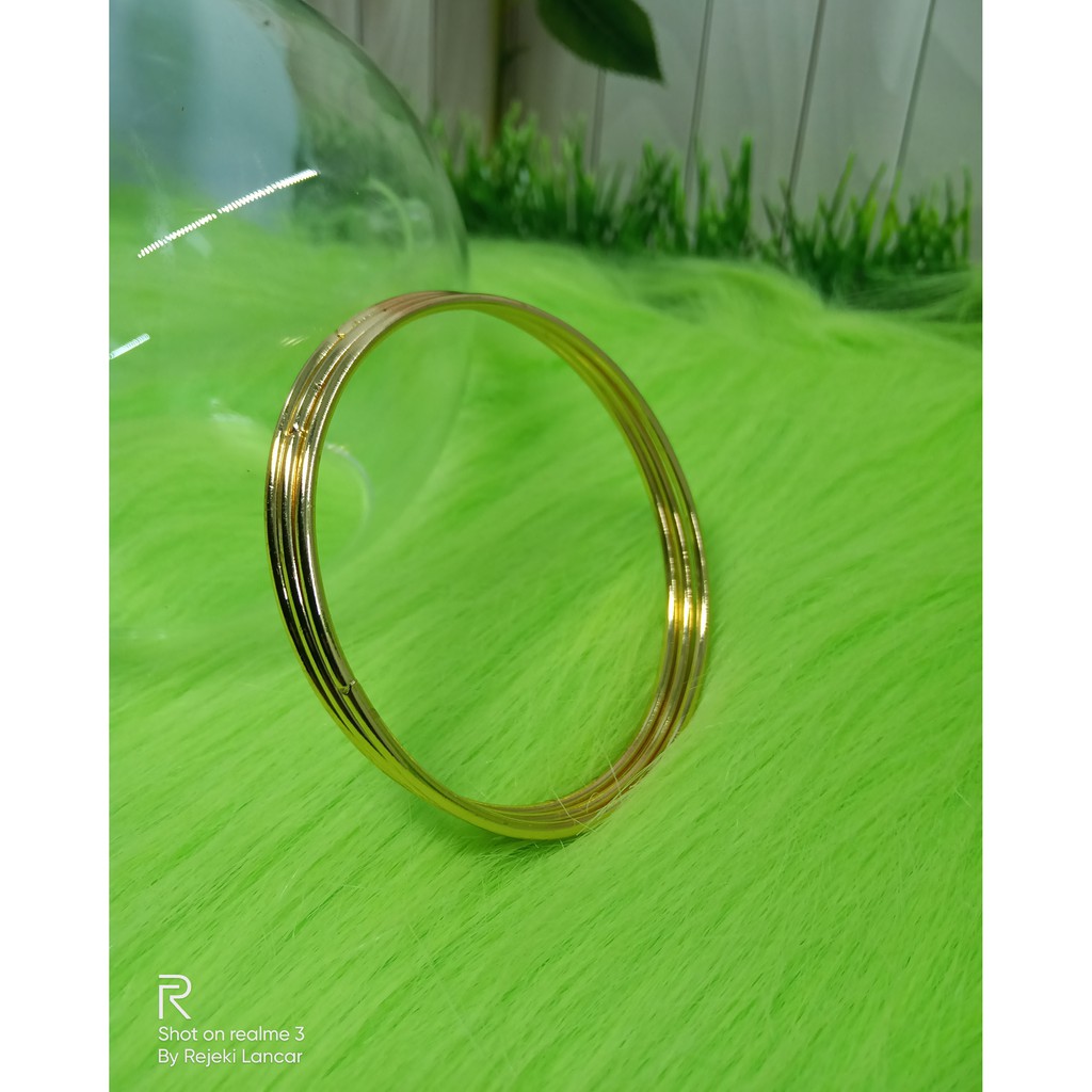 GELANG MODEL KERONCONG LAPIS MAS 24k