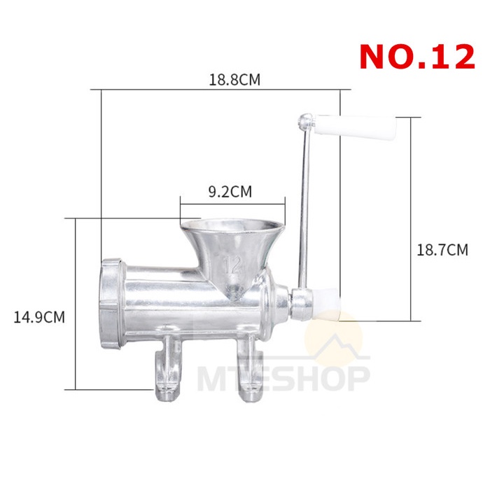 Penggiling Daging Dan Sayur Ikan Usb Bakso Dan Bumbu Turbo I6I3 Stainless Besi Terbaru Besar Mini Po