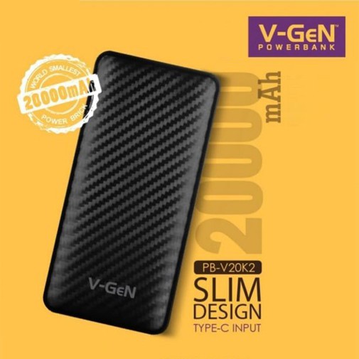 V-GeN V20K2 20000 mAh Powerbank Type C VGEN