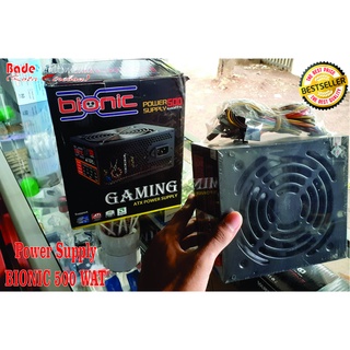 Jual Power Supply Psu Gaming W Bionic Fan Cm Black Editions