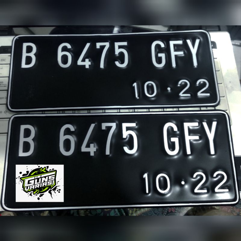 PLAT NOMOR MOTOR / VARIASI /COSTUM