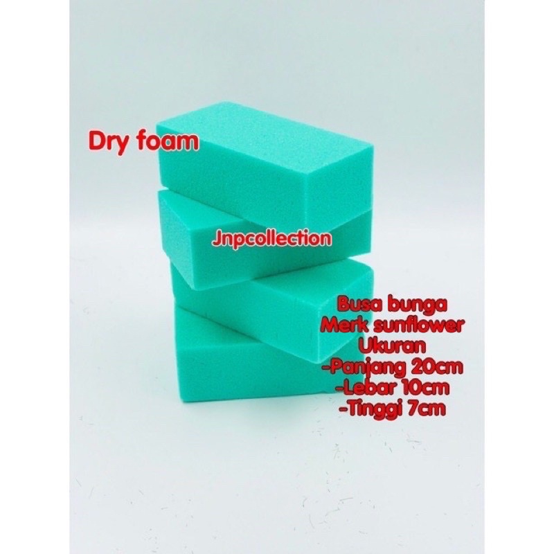 Sun Flowers Busa Kering Bunga/ Busa Dekor/ Bunga Artificial-HIJAU BIASA