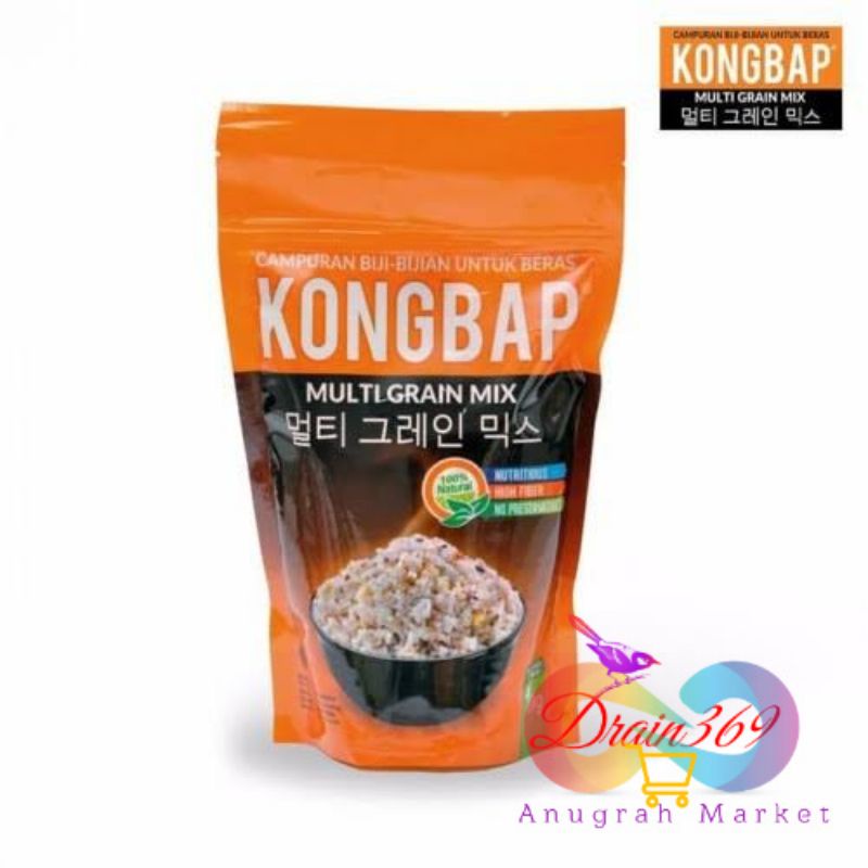 

Kongbap Multigrain Mix Beras Organik 1 Kg