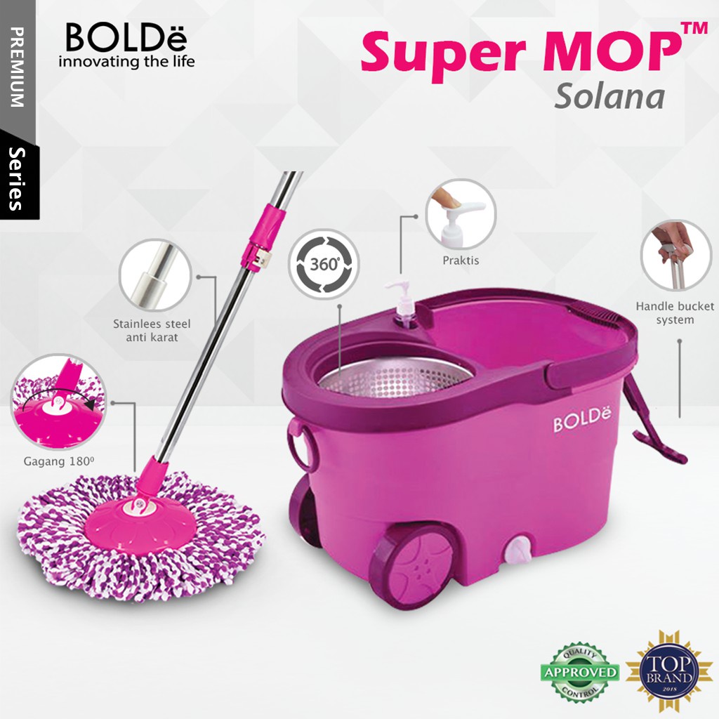 Alat Pel Lantai BOLDe Super Mop Solana