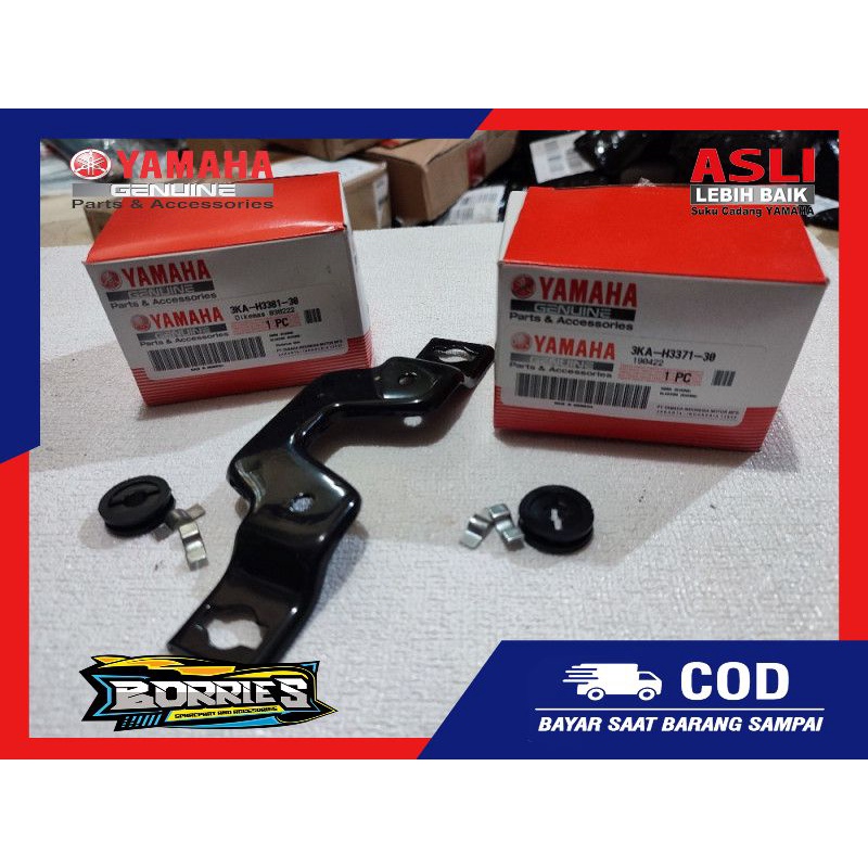 klakson yamaha rx king new set Sama Dudukan breket original