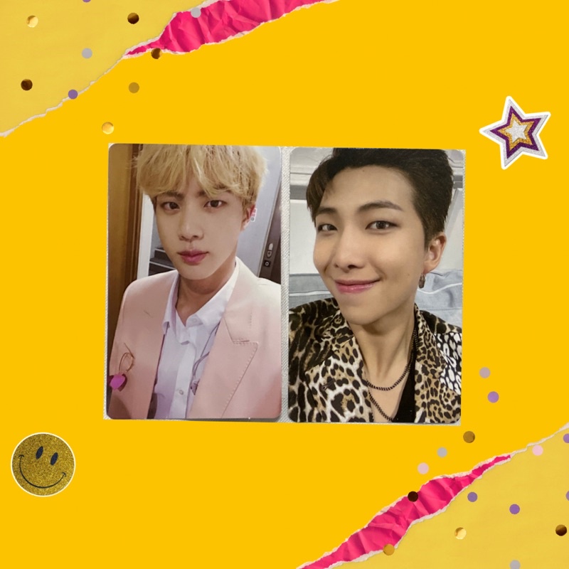 [READY STOCK] OFFICIAL Photo Card/PC Seokjin Bluray BR Memories 2019 & RM Namjoon Bluray BR Memories