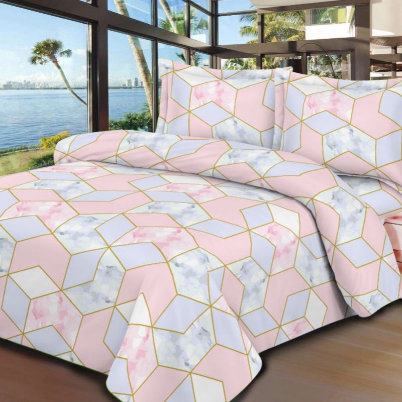 seprai sprai zigzag homemade katun motif terkini