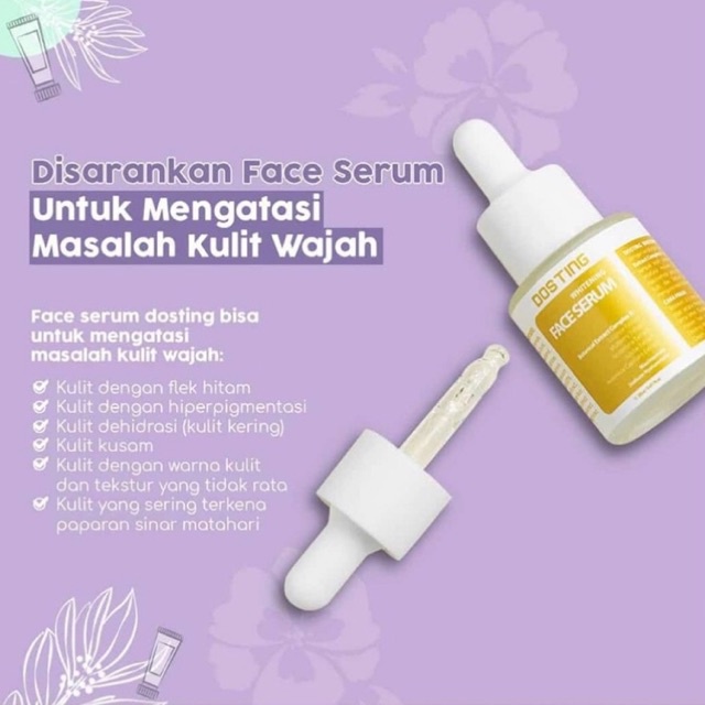 Dosting Whitening Face Serum Pemutih Wajah BPOM Aman Asli Original Termurah Terbaru