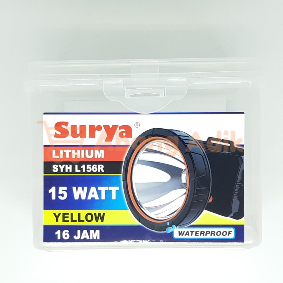 SURYA SYH 155 R - Senter Kepala LED 15 Watt - Lampu Hiking