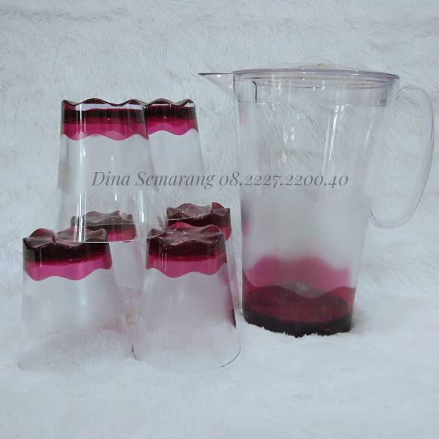 Sheerly Elegant Glass set Tupperware