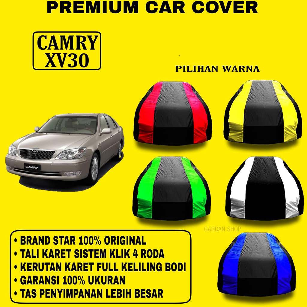 Body Cover CAMRY XV30 Garis 2 WARNA Penutup Pelindung Bodi Mobil Camry PREMIUM