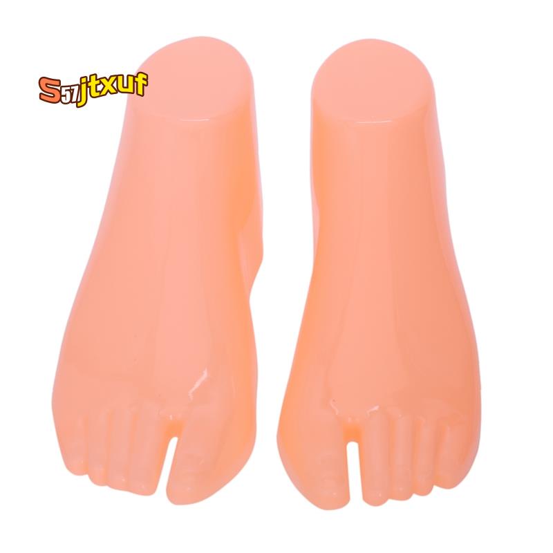 Jual Pair of Hard Plastic Feet Mannequin Foot el Tools for Shoes