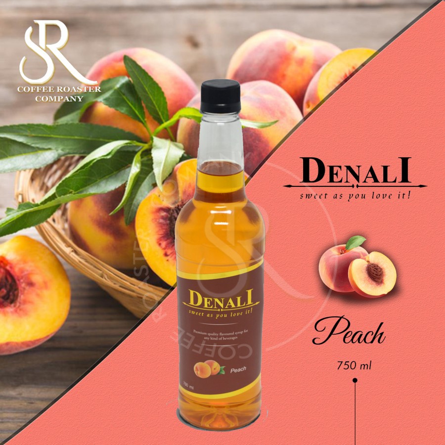 

Denali Syrup Peach 750ml (Bukan MONIN - TOFFIN) / Sirup Denali Peach