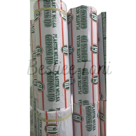 Plastik Mulsa Godong ijo 1roll 500 Meter lebar 80cm. Kwalitas Terjamin