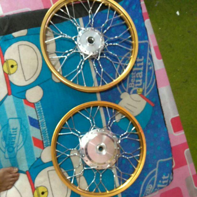  Velg set rossi 140 ring 17 tromol set vario110 beat scopy 