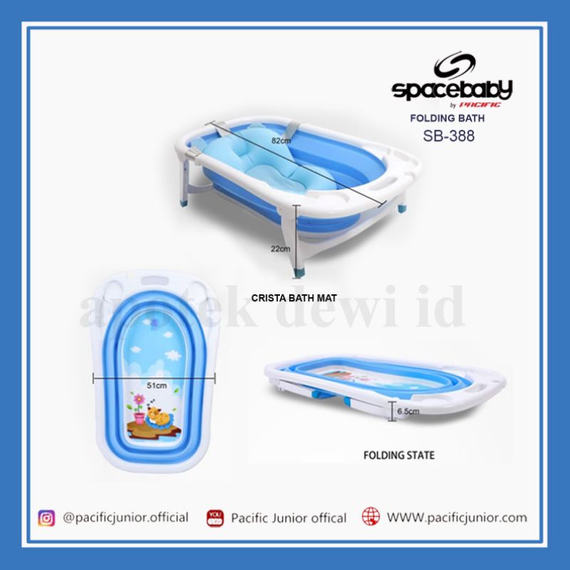 Spacebaby Folding Bathtub - Bak Mandi Lipat SB 388