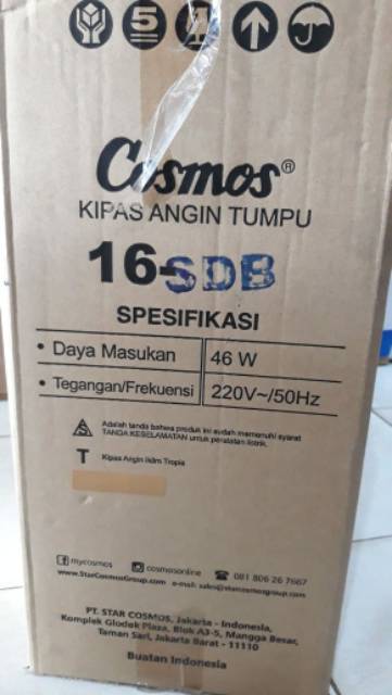 Kipas Angin berdiri Cosmos 16SDB