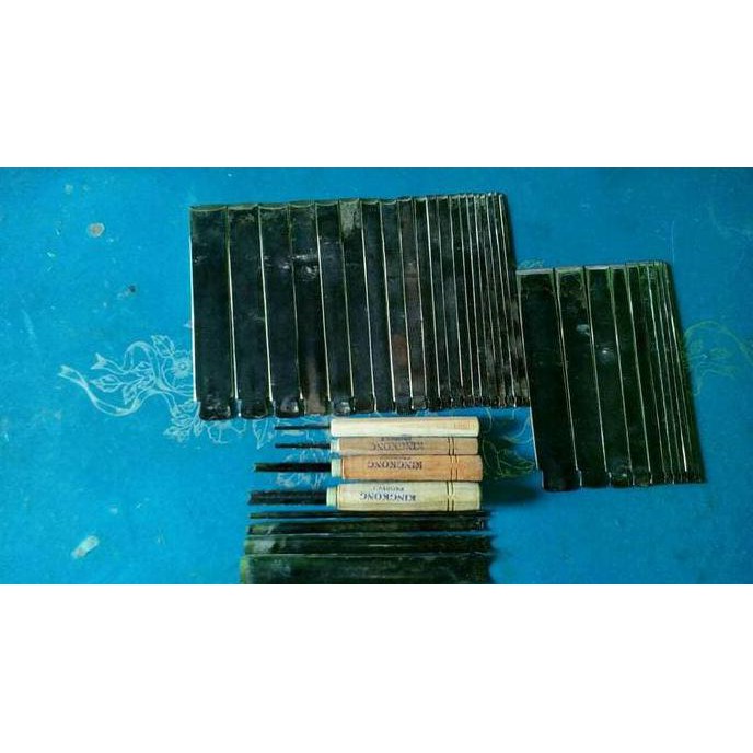 (Cod)alat pahat / alat ukir / tatah kayu ukir lengkap kwalitas PREMIUM