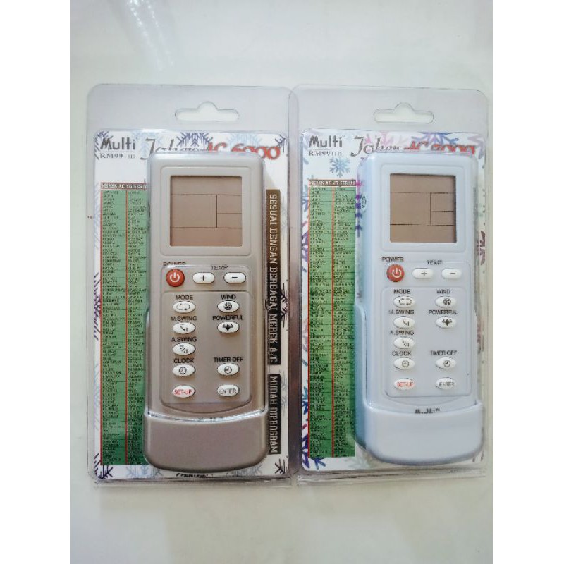 Remote AC universal Joker 5000 6000 7000 Bisa  ke AC Lama/Baru