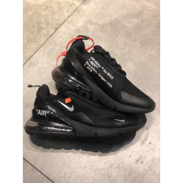 Nike Airmax 270 Off White Triple Black