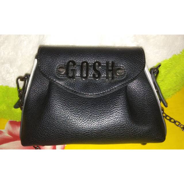 Tas Gosh art 152 Hitam Studed Original Murah dan Mulus