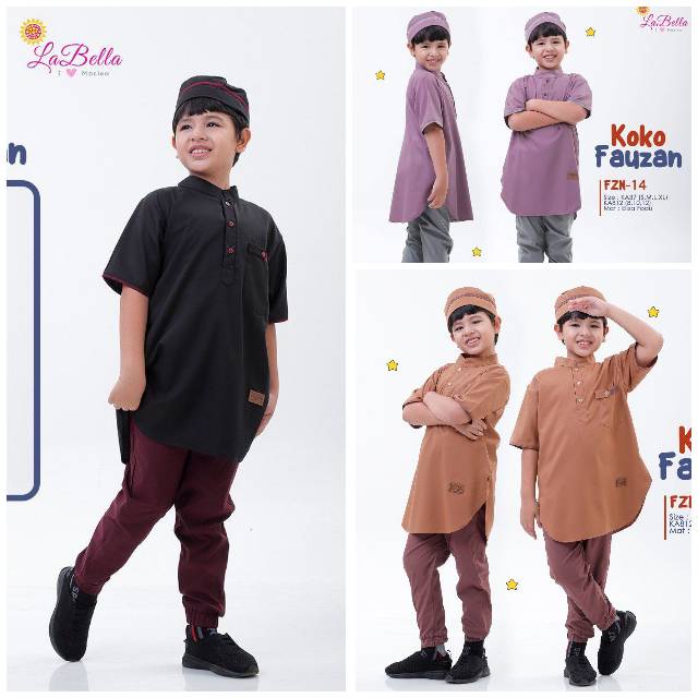 LABELLA Koko Anak FAUZAN Set Jogger Pakistan