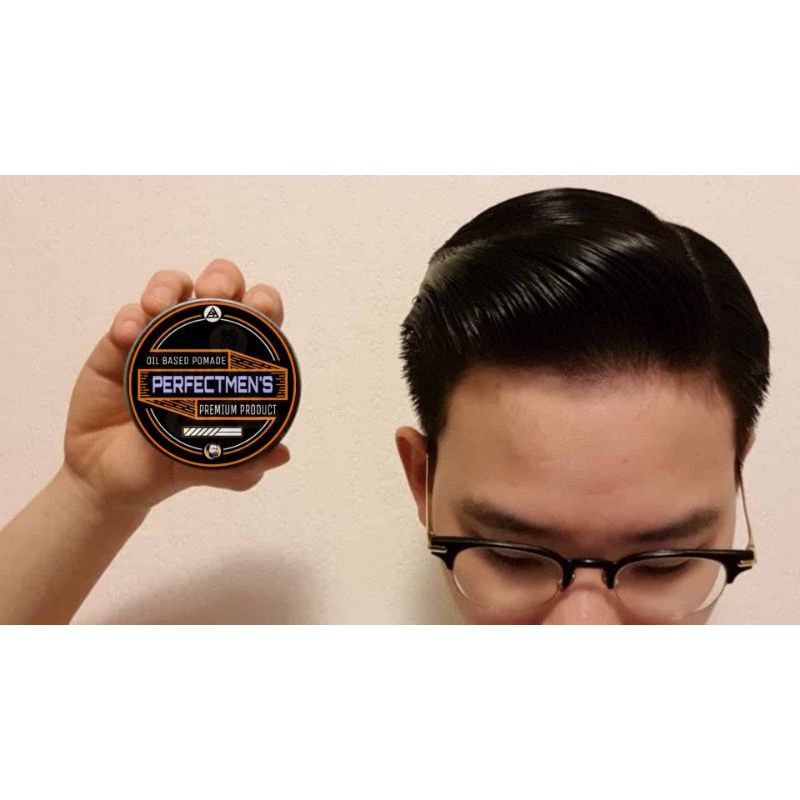 New EDITION PERFECTMENS OILBASED POMADE PREMIUM Minyak rambut pria 65gr