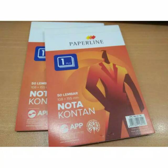 

Nota kecil nota kontan 1ply isi 10