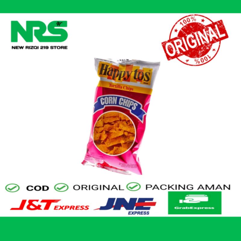 

Happy Tos Tortilla Chips 160g ( merah )