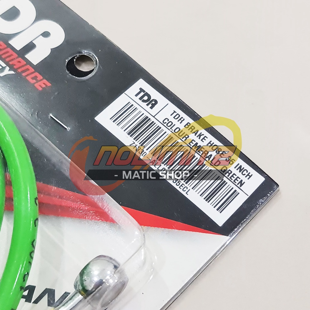 Selang Rem TDR Hijau 90 cm Universal Vario Mio Beat Scoopy