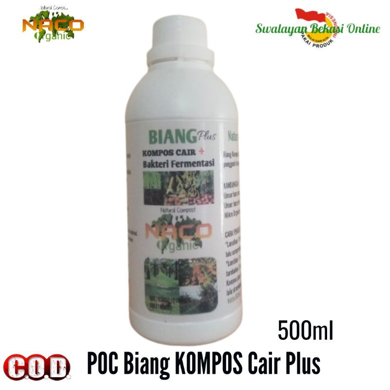 NACOPLUS Biang Kompos Pupuk Cair Penyubur Tanah Tanaman,Pupuk Organik Cair,Kompos Cair Bikin Sbur