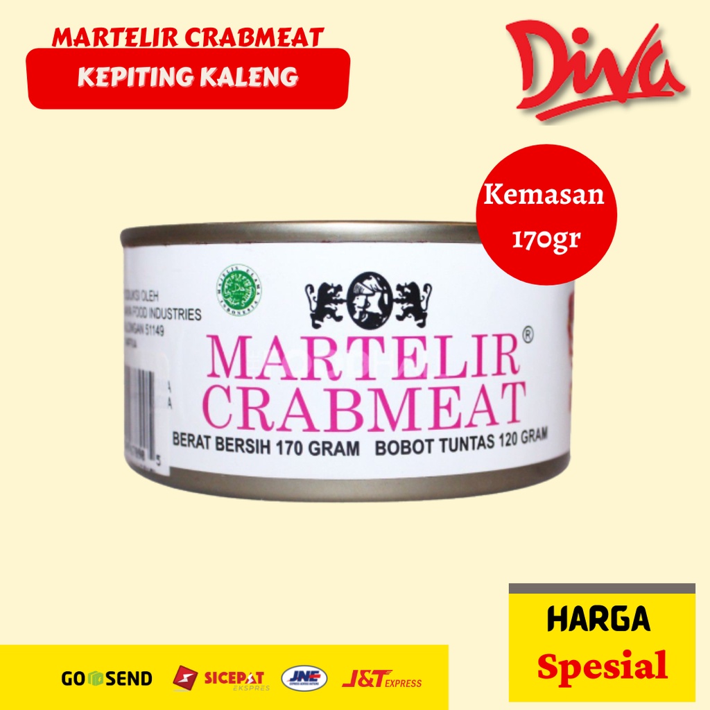 

[170gr] Martelir Crabmeat - Kepiting Kaleng