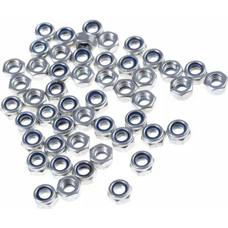 Lock Nut Mur Nylon 195 pcs M3 ~ M10