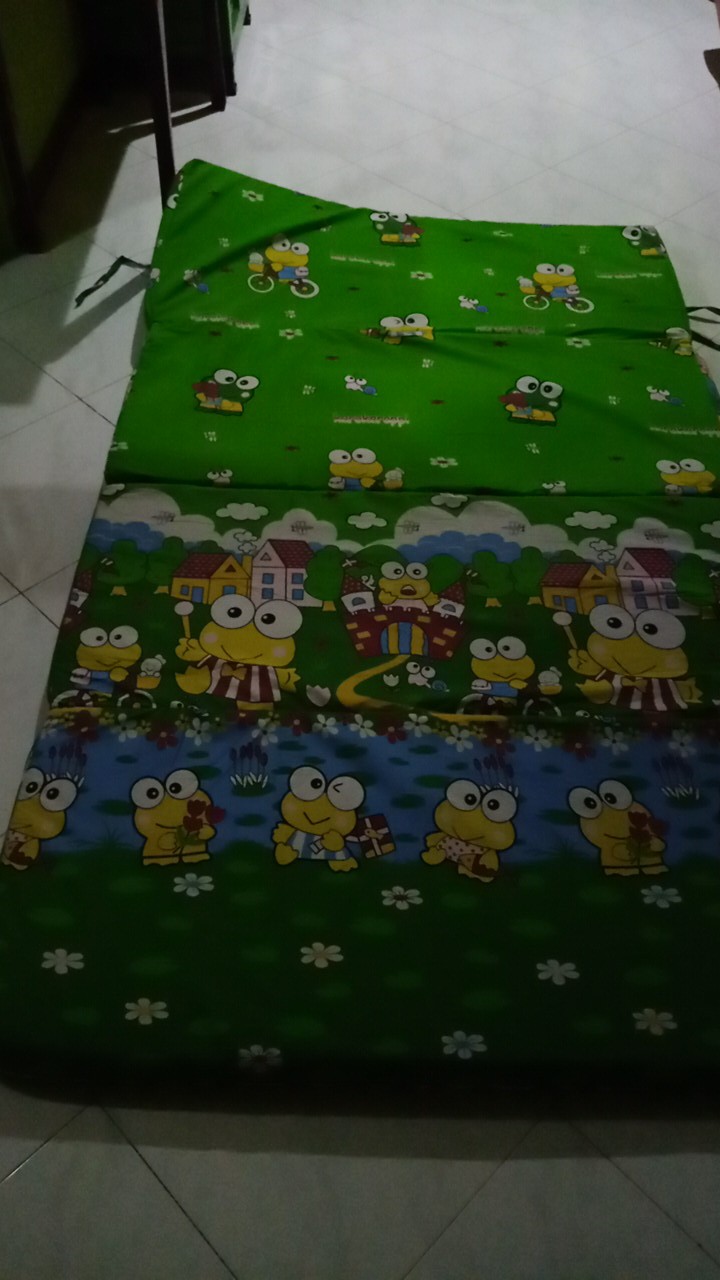 Sarung Kasur Lipat 4 Inoac Pakai Resleting/cover/sarung