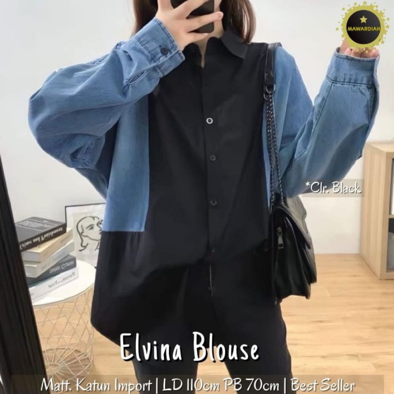 Elvina Blouse | Mat. Katun Import | Ld 110 Pj 70 |