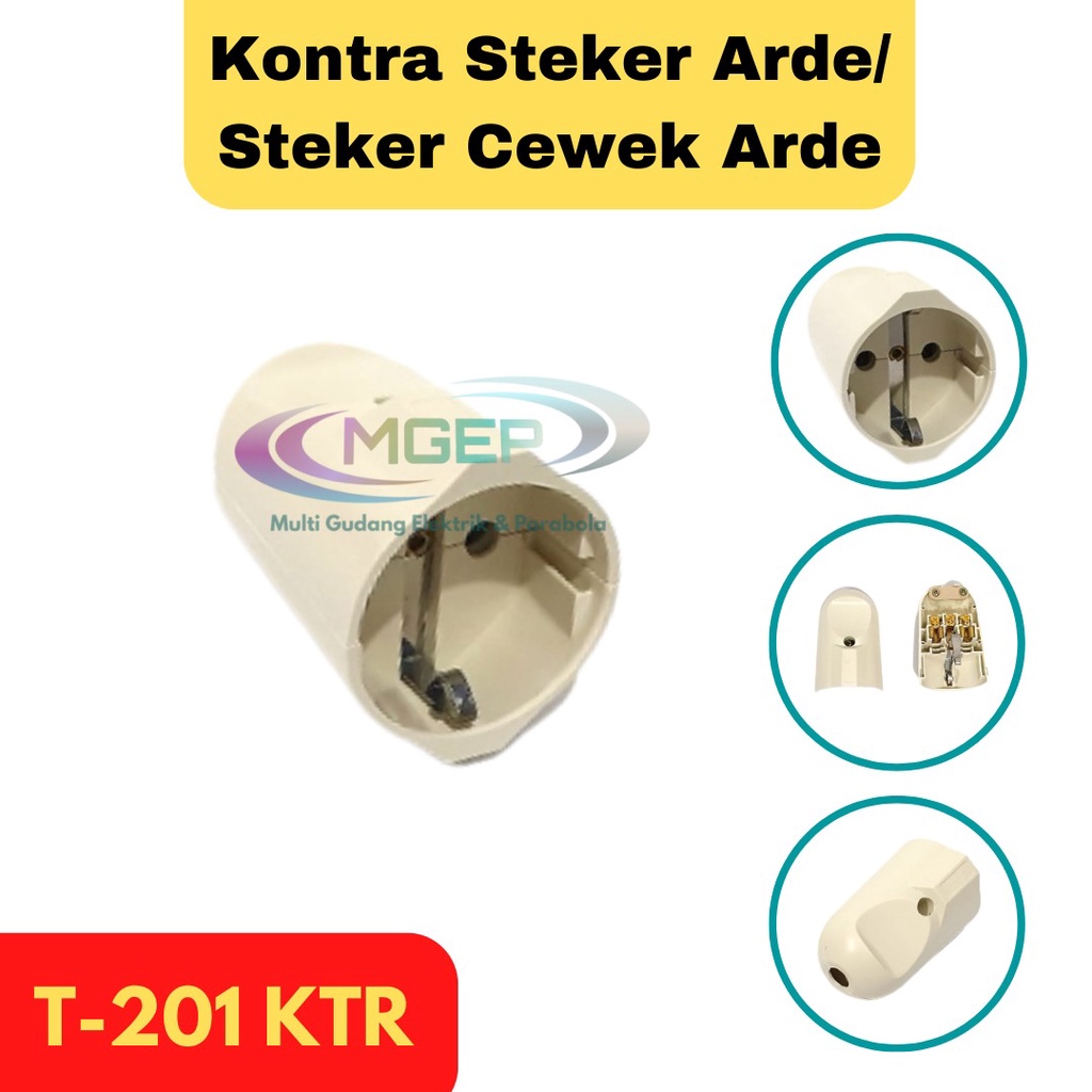 Tofuda Kontra Steker Arde T 201 KTR Sambungan Steker Super Murah