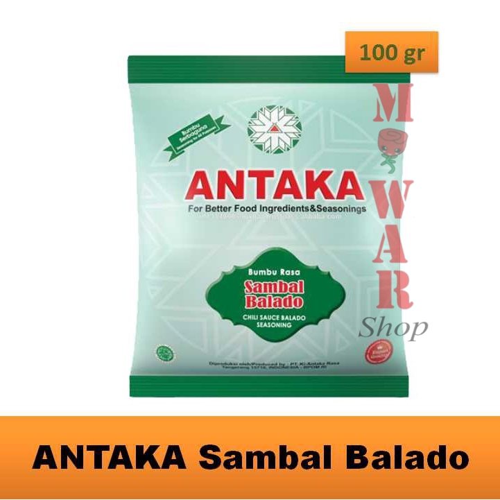 

(100 gr) ANTAKA Bumbu Instant SAMBAL BALADO Penyedap Rasa Untuk Tahu Crispy Maupun Kentang Krispy